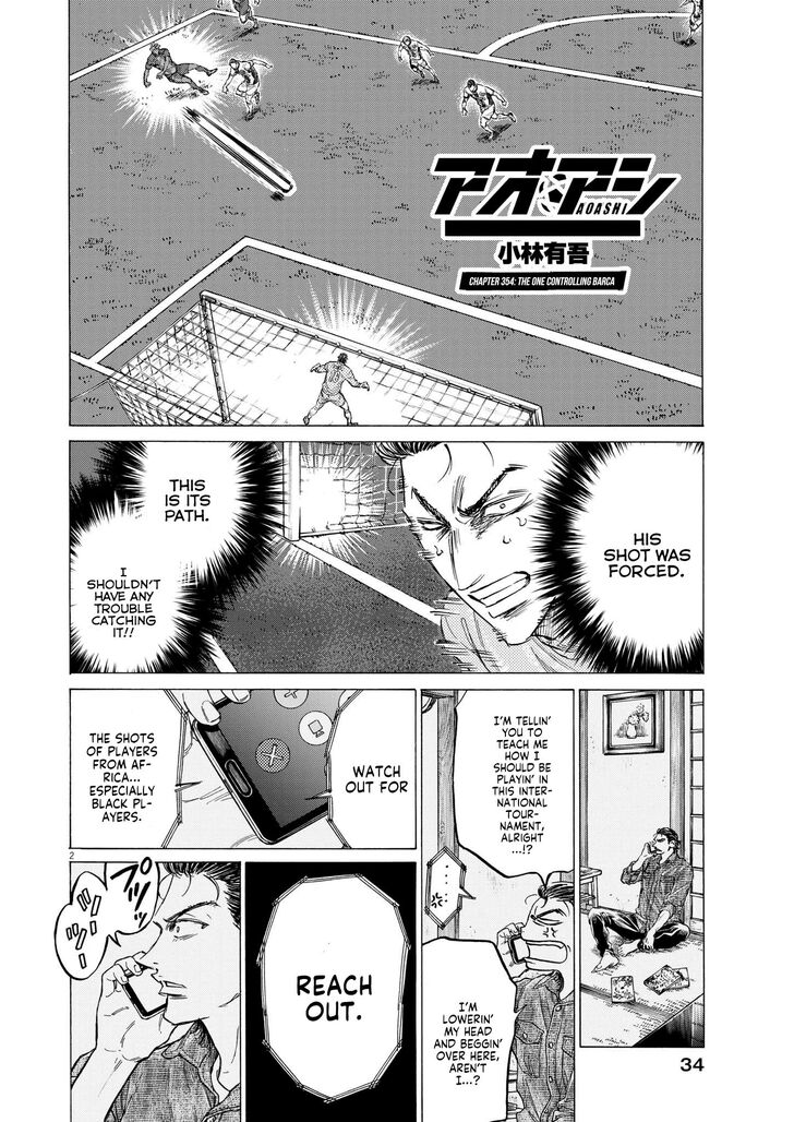 Ao Ashi, Chapter 354 image 02